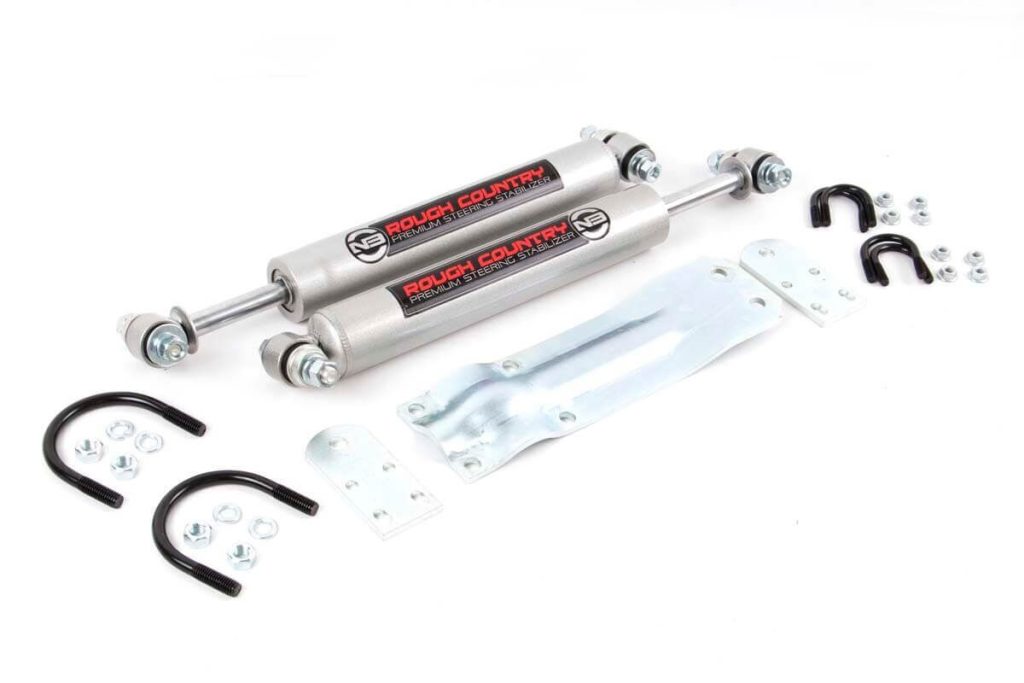 Rough Country N3 Steering Stabilizer Dual Chevy/GMC K10 Truck & SUV/K5 Blazer (69-91)