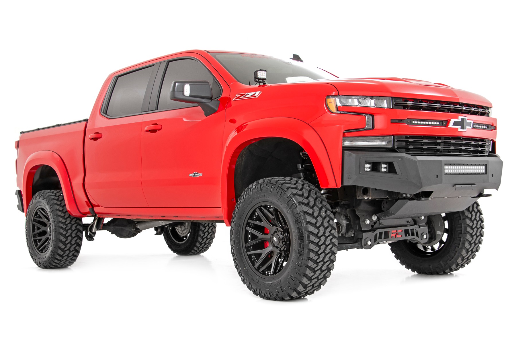 Rough Country 95 Series Wheel One-Piece Gloss Black 20x10 8x170 -19mm