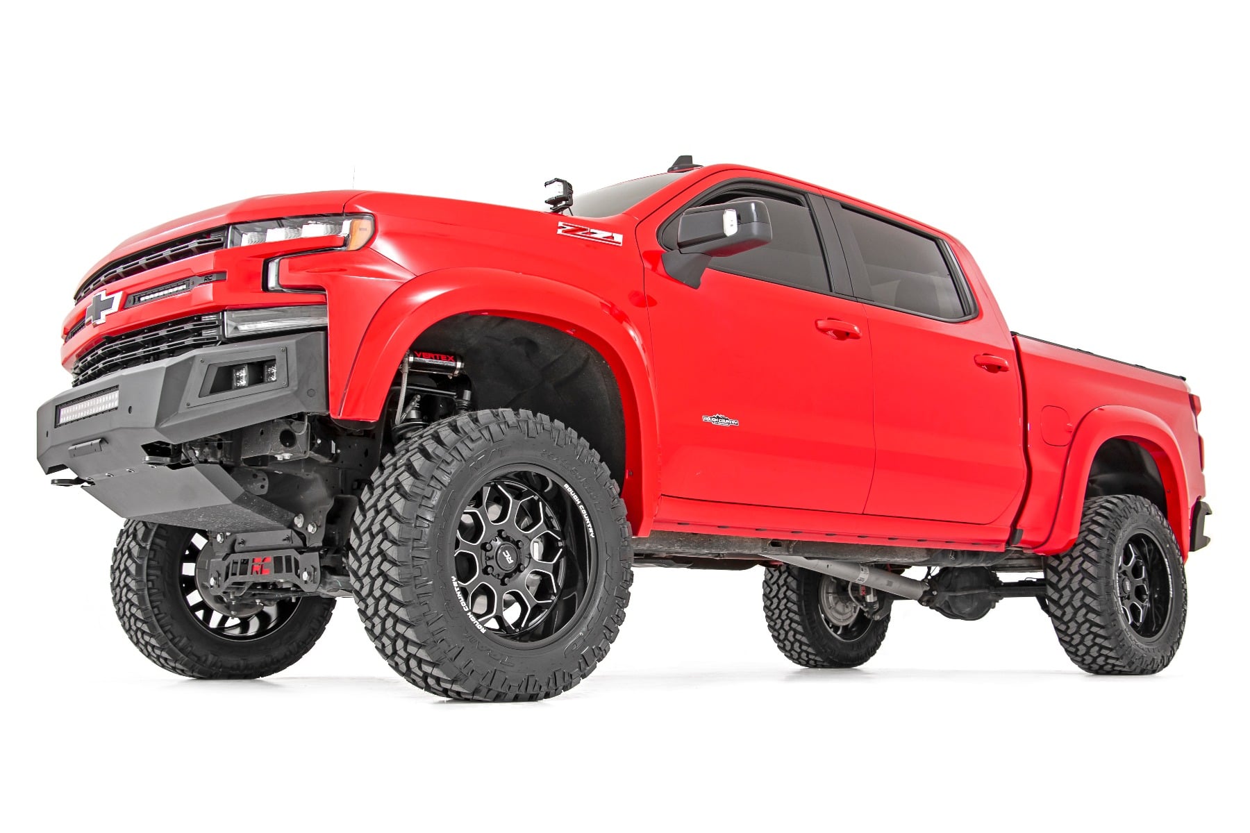 Rough Country 96 Series Wheel One-Piece Gloss Black 20x10 6x135 -19mm