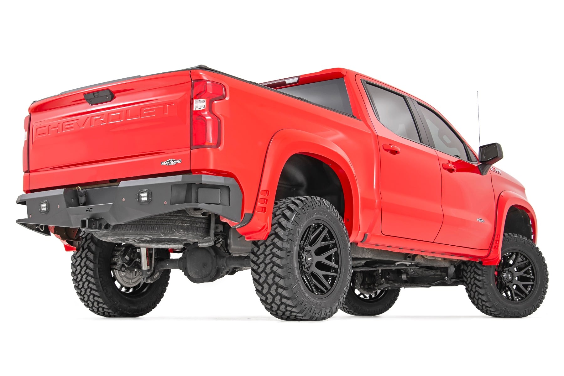 Rough Country 95 Series Wheel One-Piece Gloss Black 20x10 6x5.5 -25mm