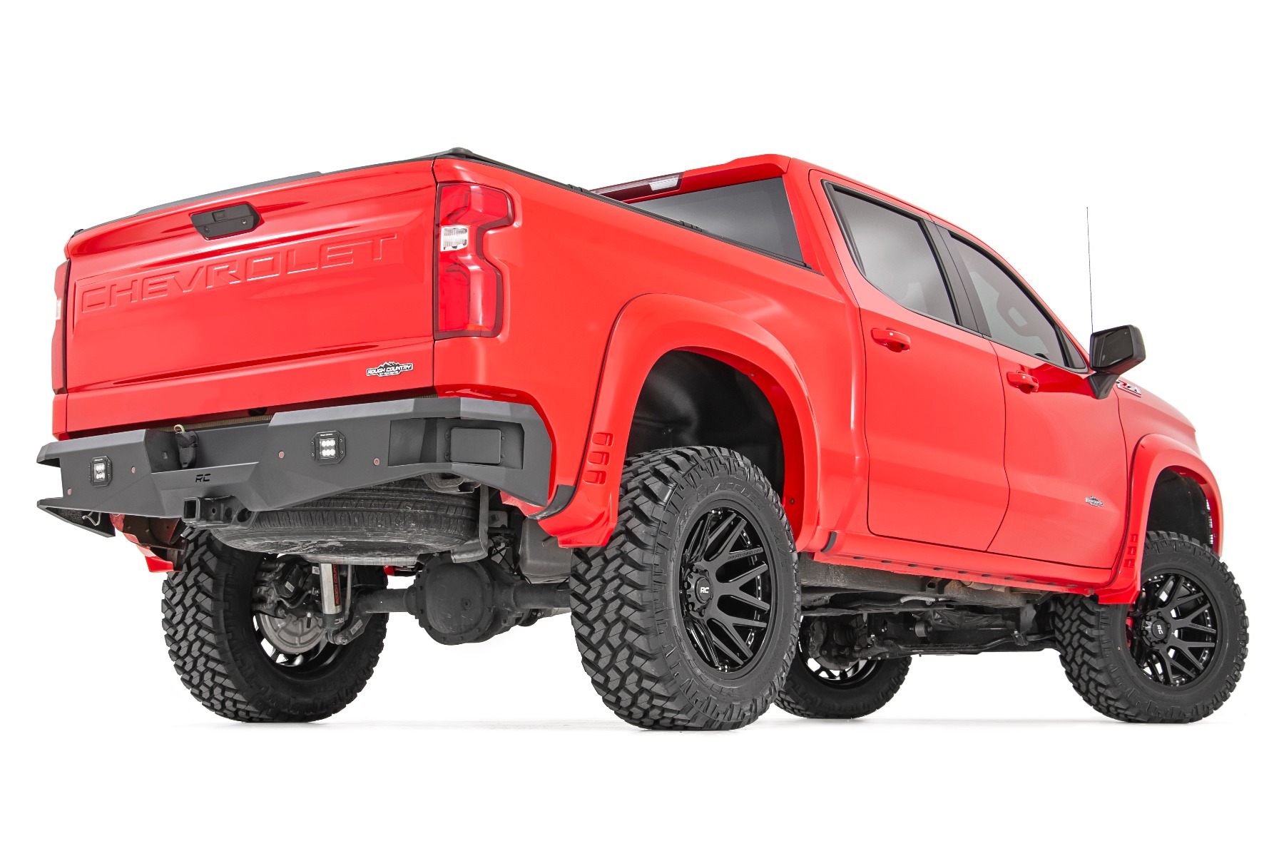 Rough Country 95 Series Wheel One-Piece Gloss Black 22x10 6x135 -19mm