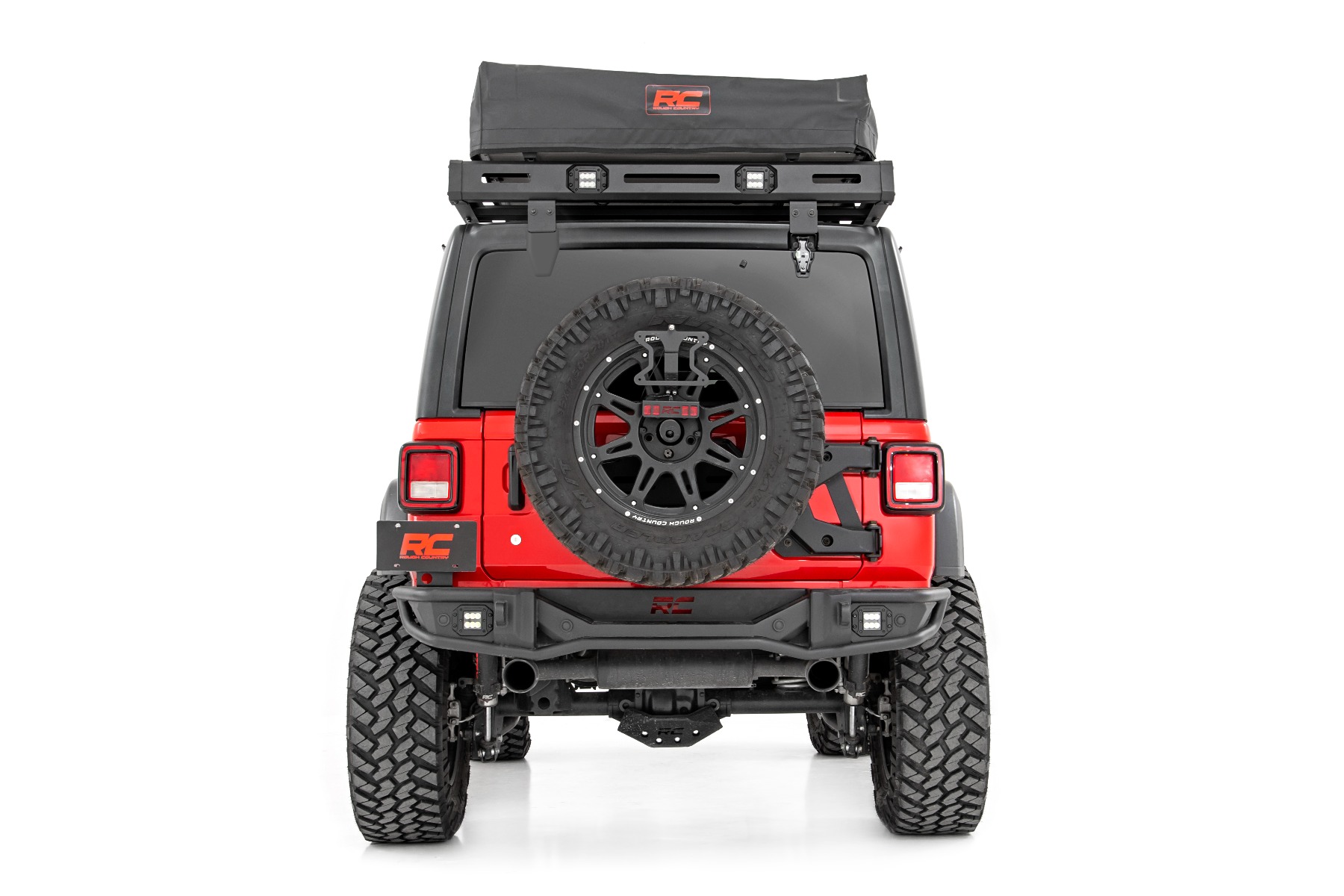 Rough Country Roof Top Tent Rack Mount 12 Volt Accessory & LED Light Kit
