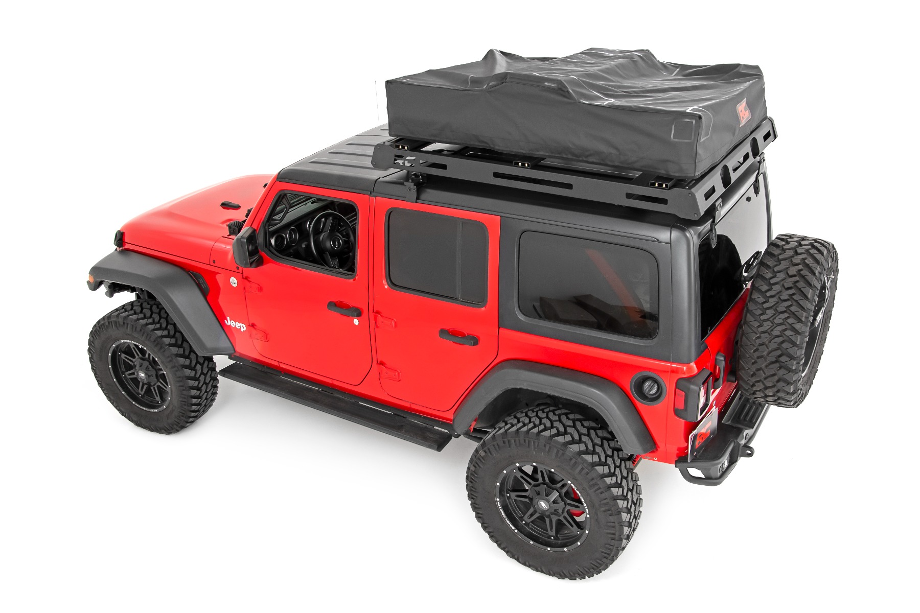 Rough Country Roof Top Tent Rack Mount 12 Volt Accessory & LED Light Kit