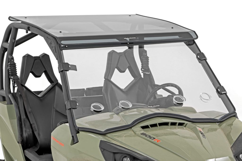 Rough Country Vented Full Windshield Scratch Resistant Can-Am Commander Max 1000