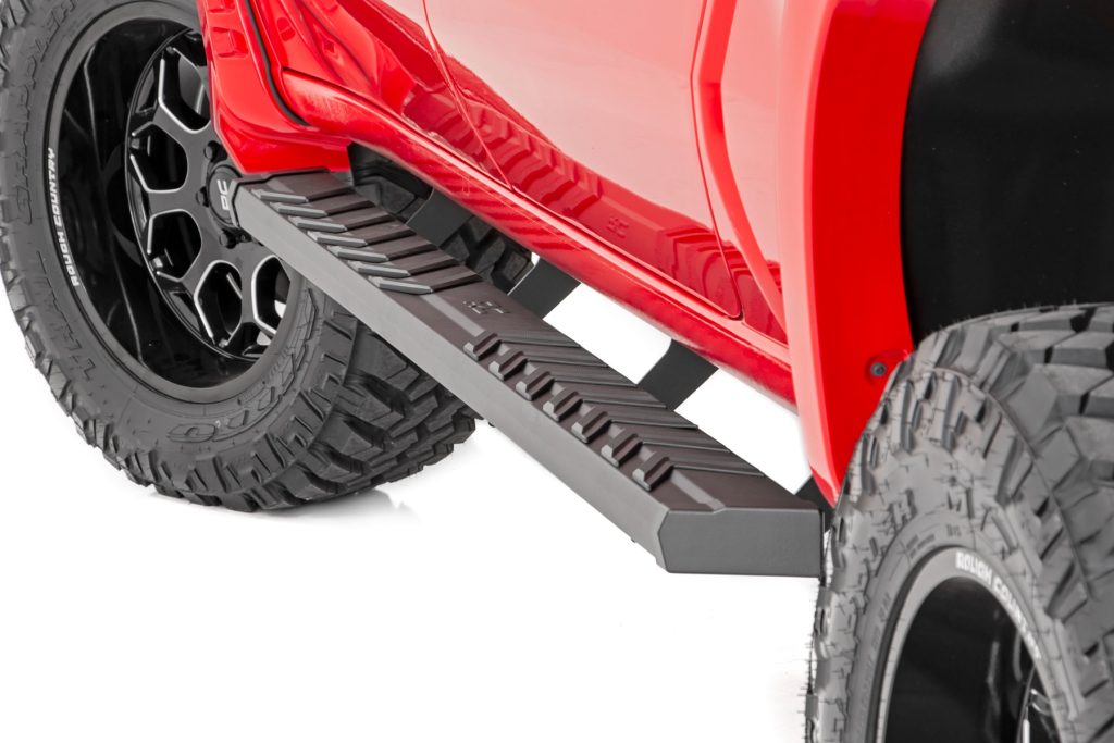 Rough Country BA2 Running Board Side Step Bars Chevy/GMC 1500/2500HD/3500HD (19-26)