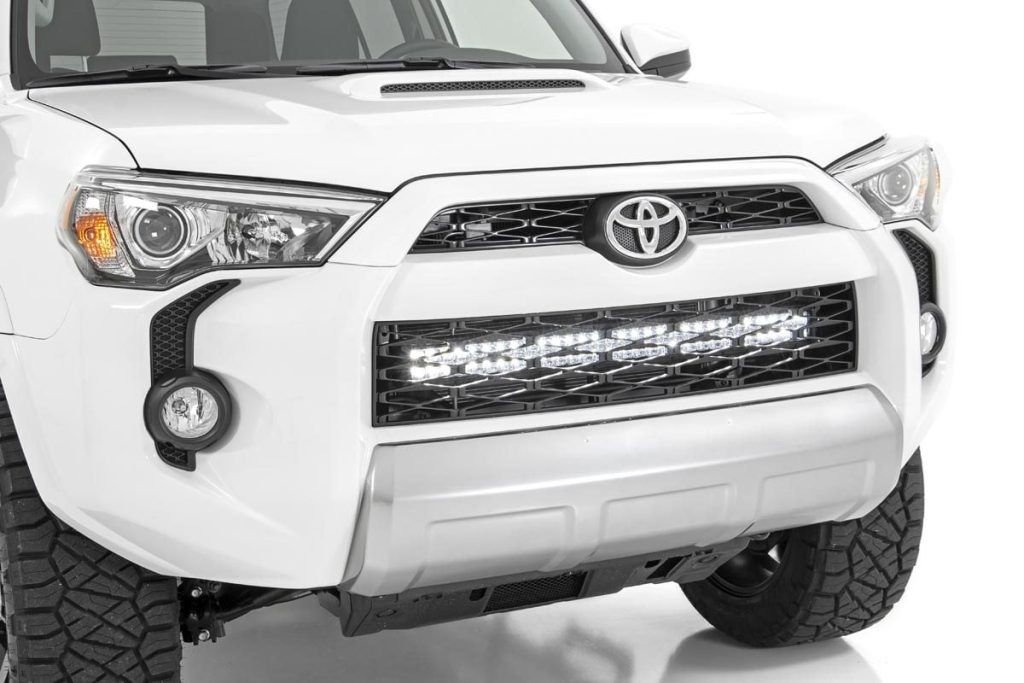 Rough Country LED Light Kit Bumper Mount 30β³ Black Dual Row Toyota 4Runner (14-20)