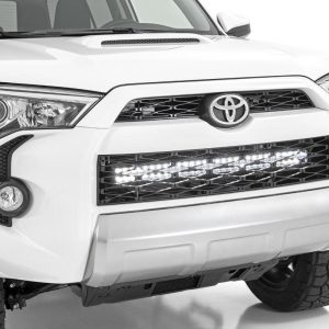 Rough Country LED Light Kit Bumper Mount 30β³ Black Dual Row Toyota 4Runner (14-20)