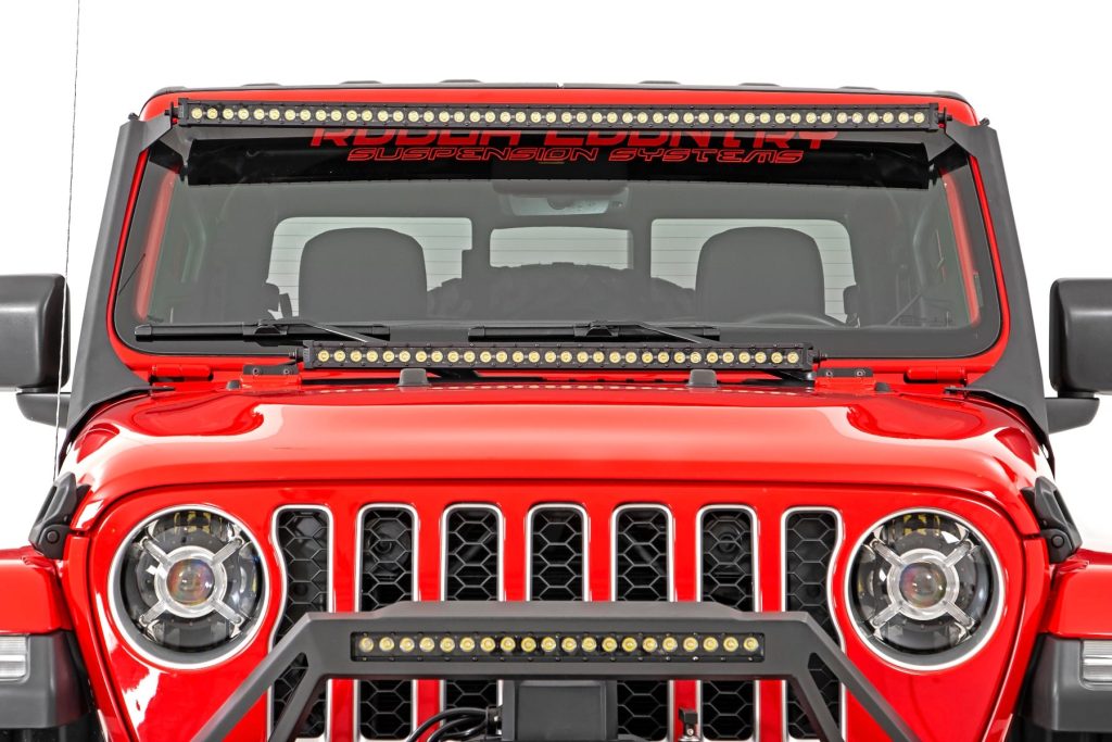 Rough Country 9 Inch LED Headlights DOT Approved Jeep Gladiator JT/Wrangler JL (18-26)