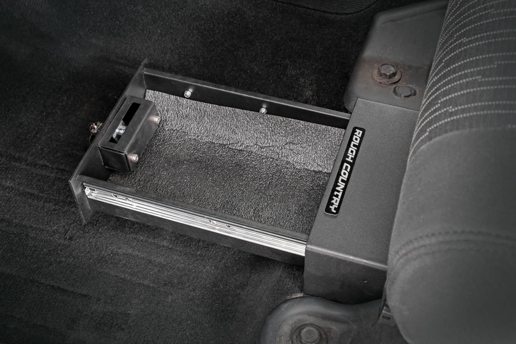 Rough Country Storage Box Under Seat Jeep Wrangler JK (07-10)/Wrangler Unlimited (07-18)