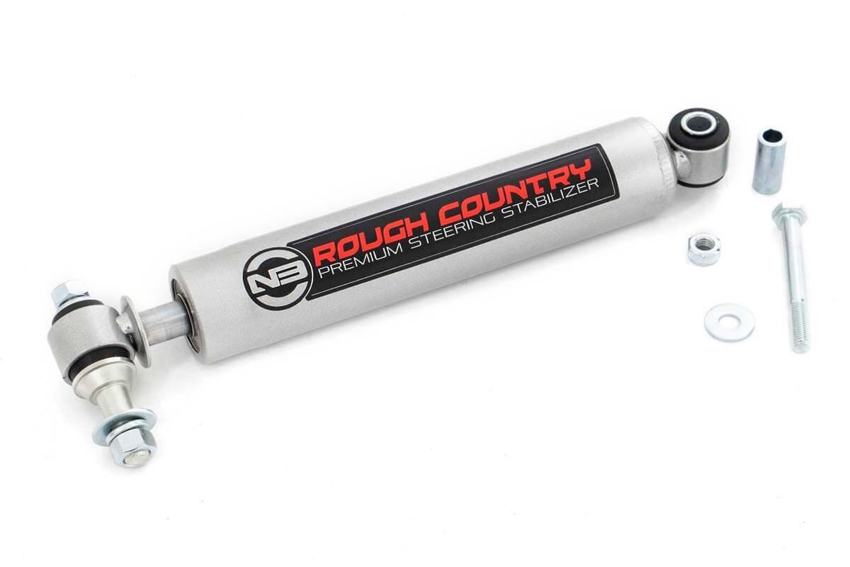 Rough Country N3 Steering Stabilizer Multiple Makes & Models (Chevy/GMC/Jeep)
