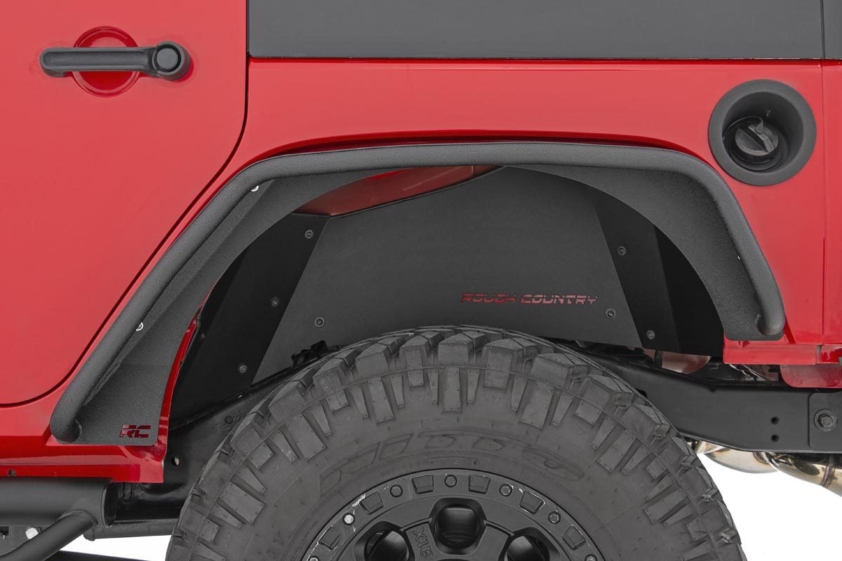 Rough Country Fender Flare Steel Rear Jeep Wrangler JK/Wrangler Unlimited (2007-2018)