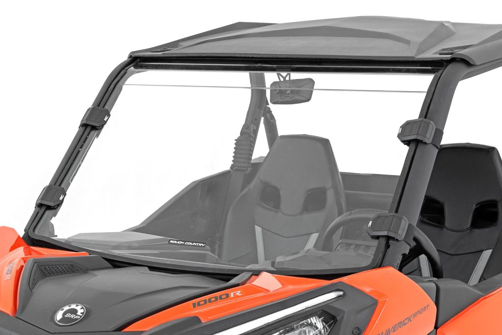 Rough Country Full Windshield Scratch Resistant Can-Am Maverick Sport 1000R