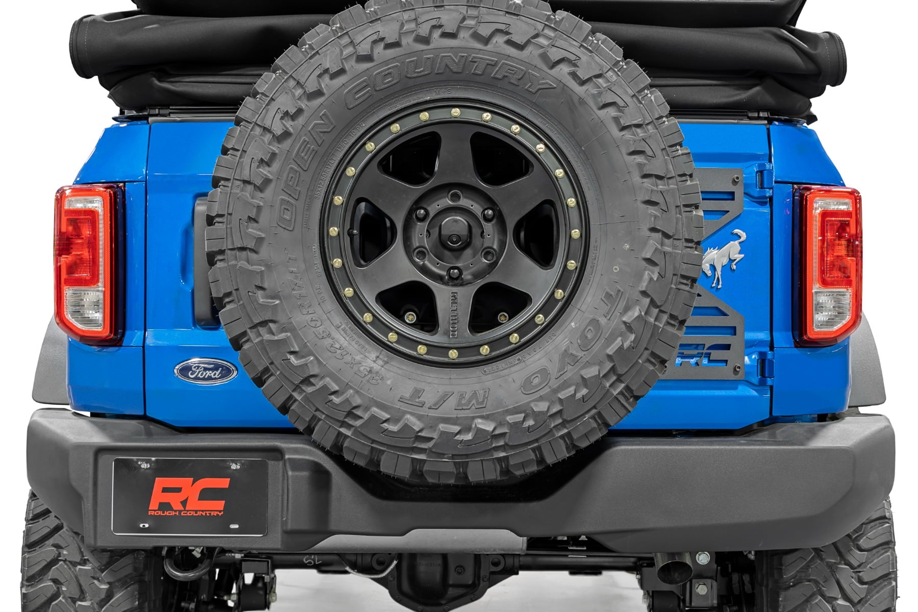 Rough Country Spare Tire Relocation Tailgate Reinforcement Ford Bronco 4WD (2021-2026)