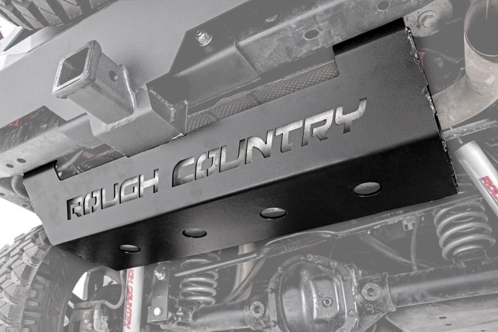 Rough Country Muffler Skid Plate Jeep Wrangler JK/Wrangler Unlimited (2007-2018)