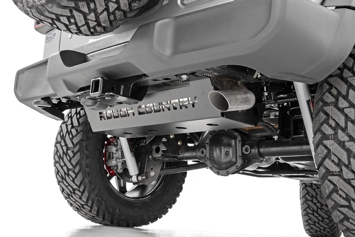 Rough Country Skid Plate Muffler Jeep Wrangler JL/Wrangler Unlimited 4WD (2018-2026)