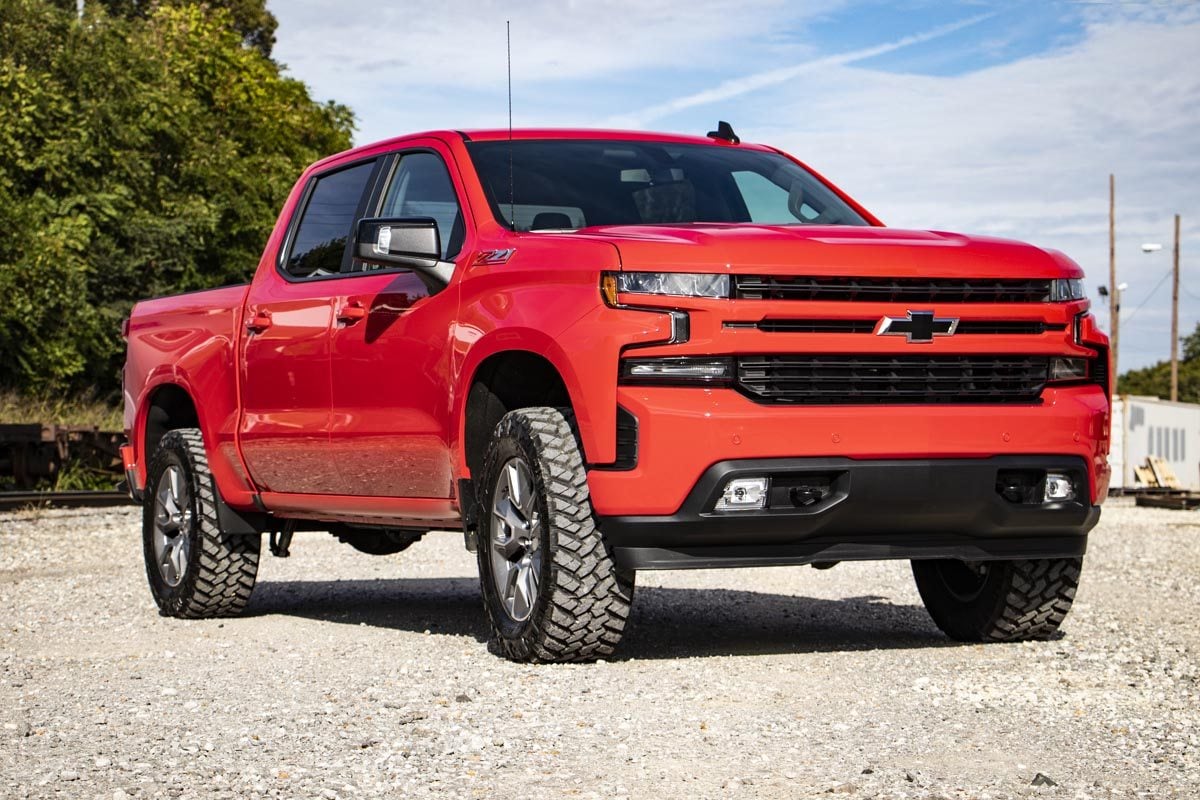 Rough Country 3.5 Inch Lift Kit M1 Rear Mono Leaf Chevy Silverado 1500 (22-24)