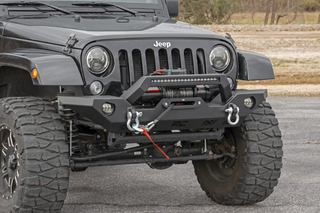 Rough Country Front Bumper Sport OE Fog Jeep Gladiator JT/Wrangler JK & JL/Wrangler Unlimited