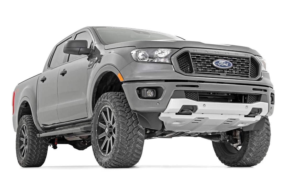Rough Country 3.5 Inch Lift Kit N3 Cast Steel Knuckles Ford Ranger 4WD (2019-2023)