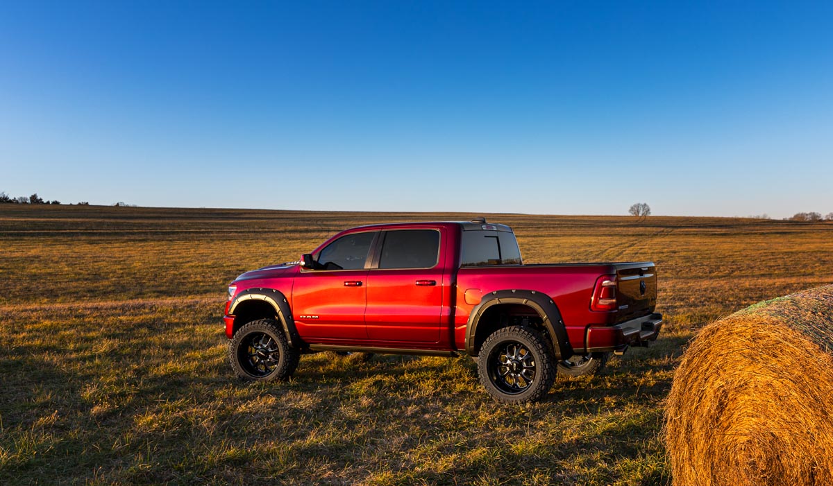 Rough Country Defender Fender Flares PAU Granite Crystal Ram 1500 2WD/4WD (2019-2024)