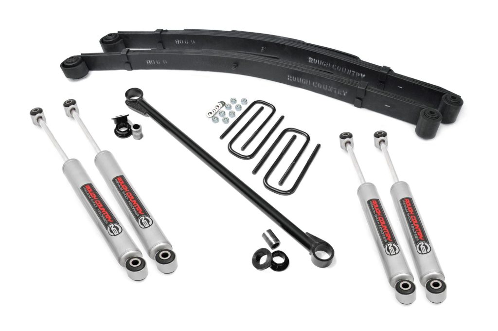 Rough Country 2.5 Inch Leveling Kit Leaf Spring Ford F-250/F-350 Super Duty 4WD (99-04)