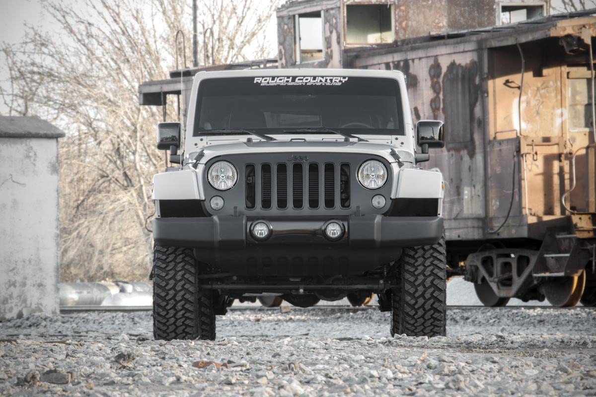 Rough Country 2.5 Inch Lift Kit Coils M1R Jeep Wrangler Unlimited 2WD/4WD (2007-2018)
