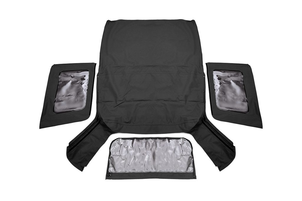 Rough Country Soft Top Replacement Black 2 Door Jeep Wrangler JK 4WD (2007-2009)