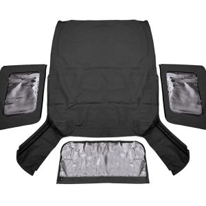 Rough Country Soft Top Replacement Black 2 Door Jeep Wrangler JK 4WD (2007-2009)