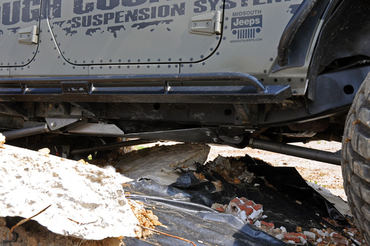 Rough Country Gas Tank Skid Plate Jeep Wrangler Unlimited 2WD/4WD (2007-2018)