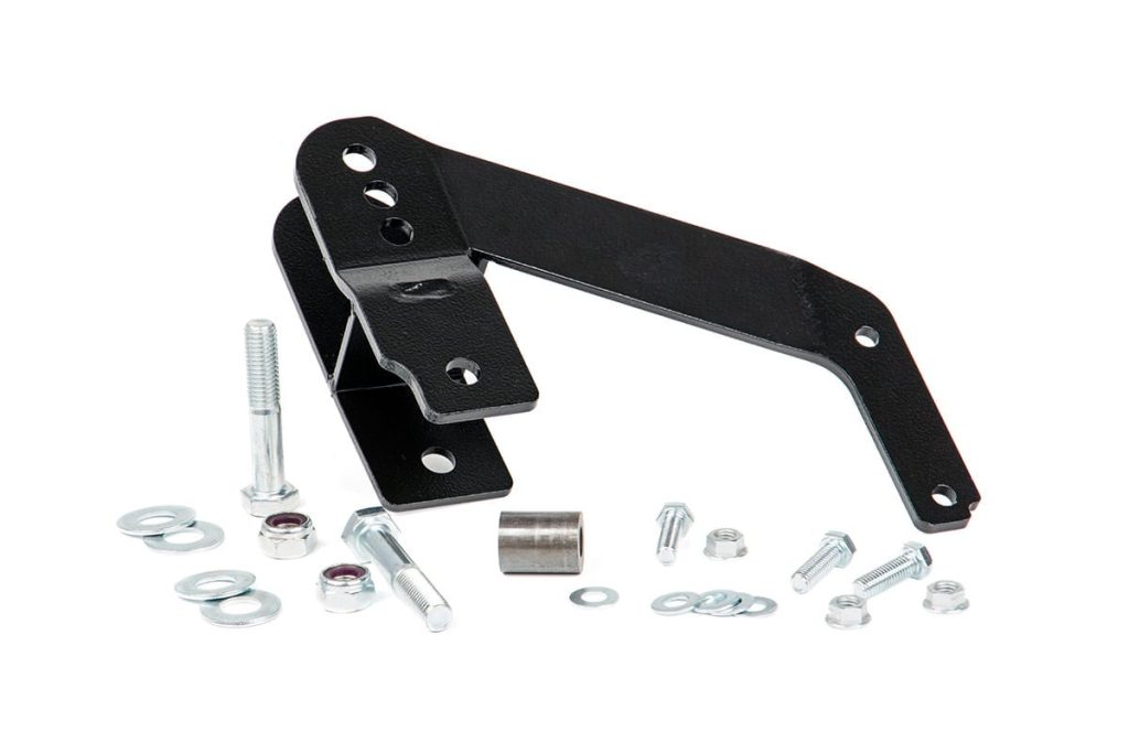 Rough Country Track Bar Bracket Rear 2.5-6 Inch Lift Jeep Wrangler JK/Wrangler Unlimited (07-18)