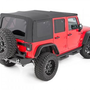 Rough Country Soft Top Replacement Black 2 Door Jeep Wrangler JK 4WD (2010-2018)