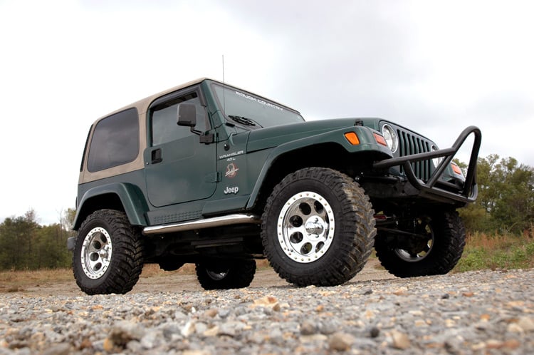 Rough Country 3.75 Inch Lift Kit Combo 4 Cyl N3 Jeep Wrangler TJ (97-06)/Wrangler Unlimited (04-06)