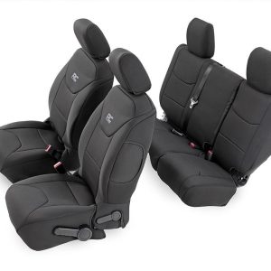 Rough Country Seat Covers Front and Rear Jeep Wrangler Unlimited 4WD (2011-2012)