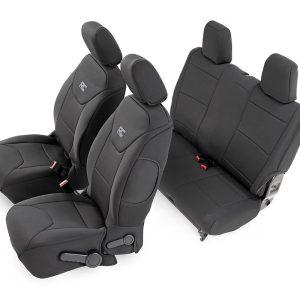 Rough Country Seat Covers Front and Rear Jeep Wrangler JK 4WD (2011-2012)