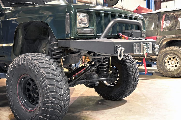 Rough Country Bumper Light Mount Bar Jeep Cherokee XJ 2WD/4WD (1984-2001)