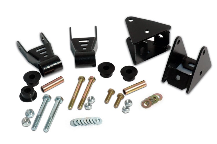 Rough Country Front Shackle Reversal Kit Jeep Wrangler YJ 4WD (1987-1995)