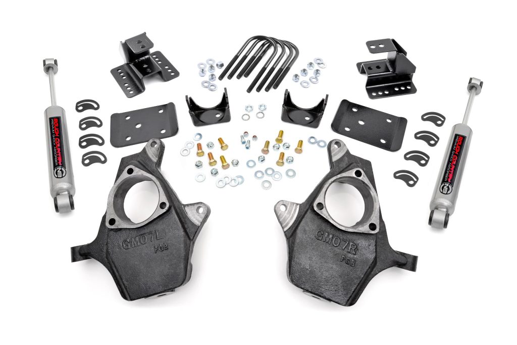 Rough Country Lowering Kit 2 Inch FR 4 Inch RR Chevy/GMC 1500 (99-06 & Classic)