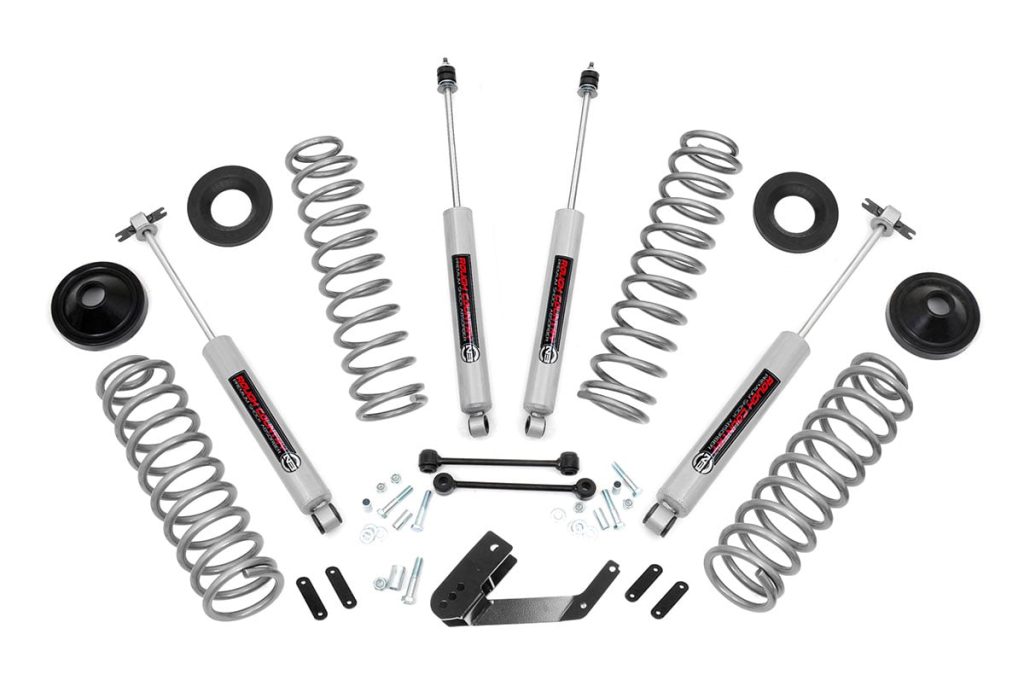 Rough Country 3.25 Inch Lift Kit Jeep Wrangler Unlimited 2WD/4WD (2007-2018)
