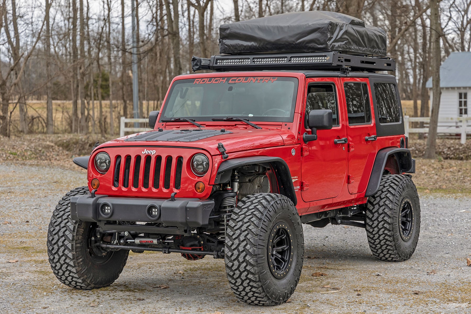 Rough Country Front Bumper Caps Jeep Wrangler JK/Wrangler Unlimited (2007-2018)
