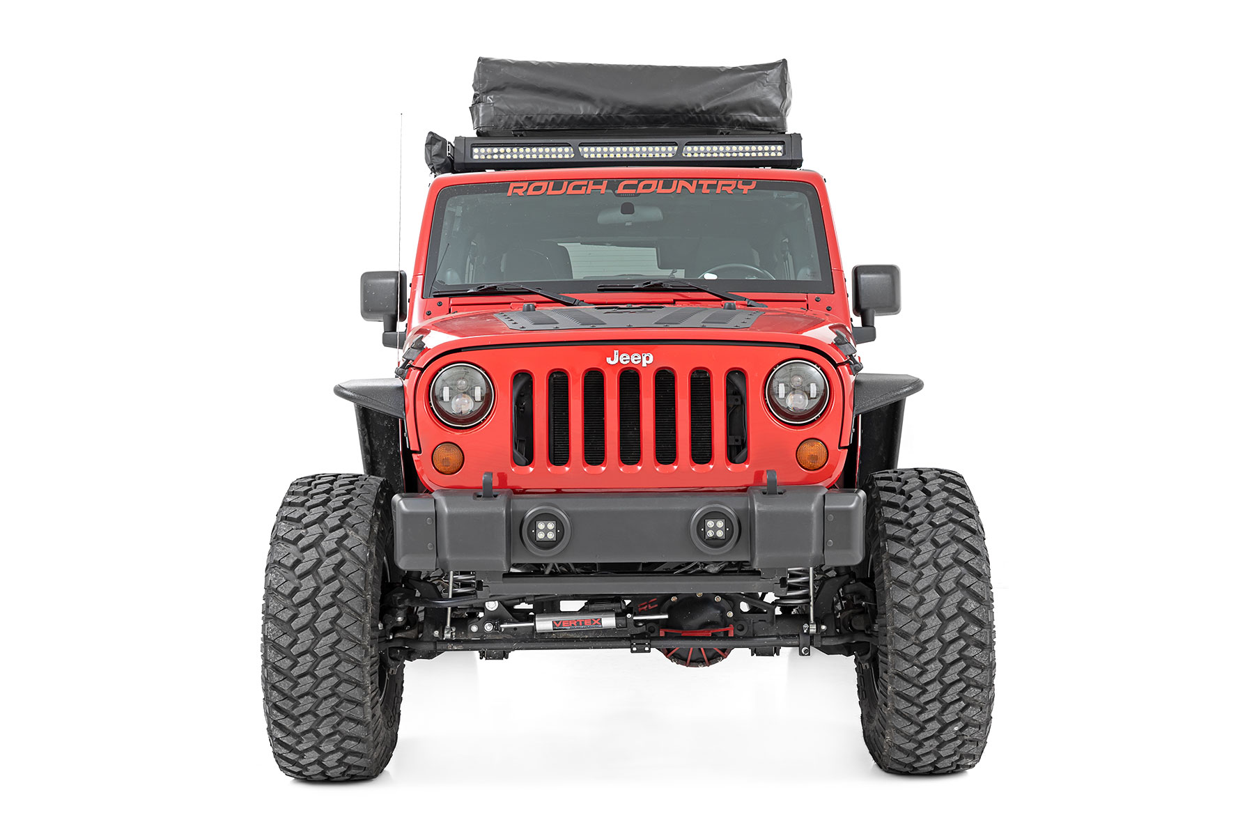 Rough Country Front Bumper Caps Jeep Wrangler JK/Wrangler Unlimited (2007-2018)