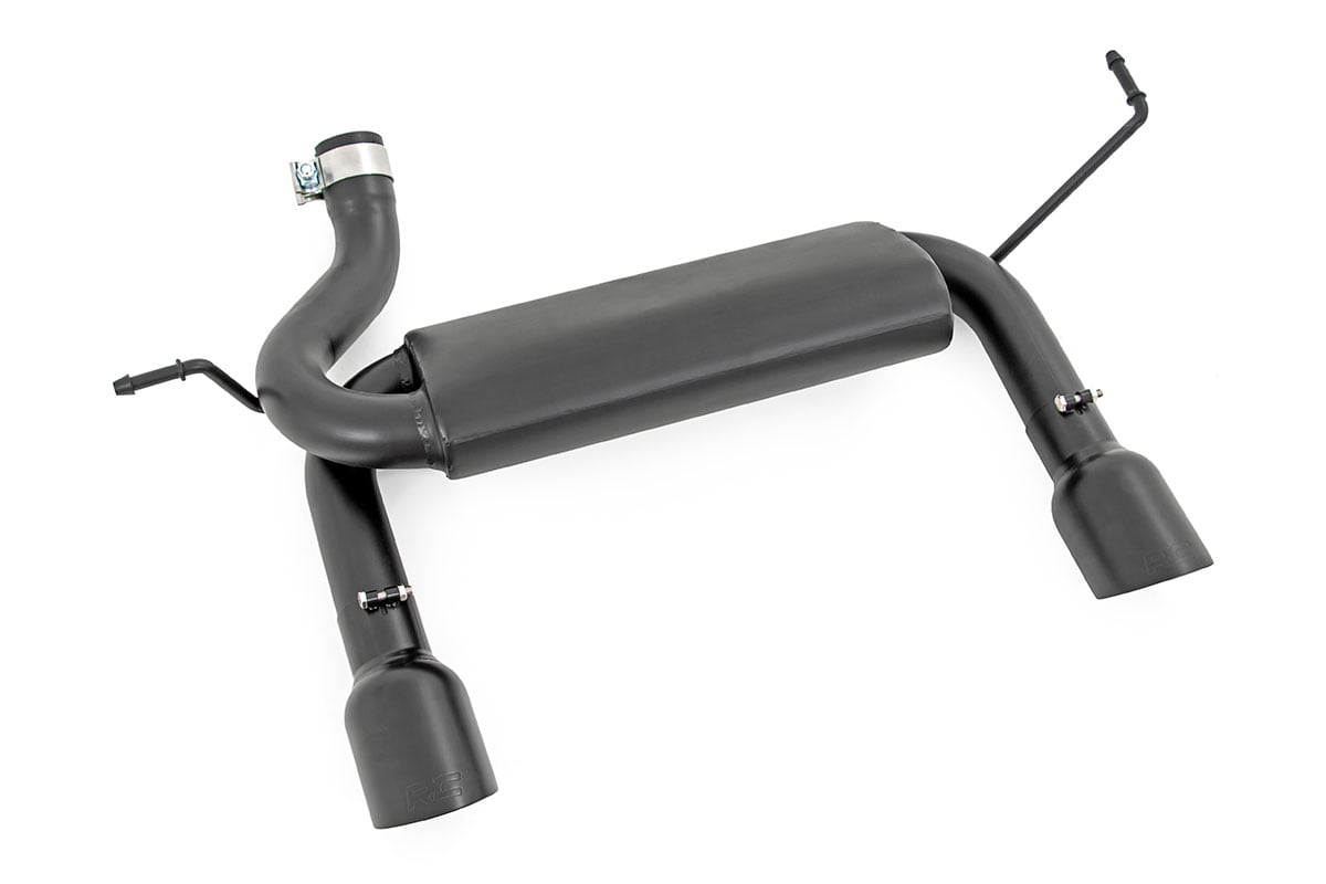 Rough Country Performance Exhaust Dual Outlet Jeep Wrangler JK/Wrangler Unlimited (07-18)