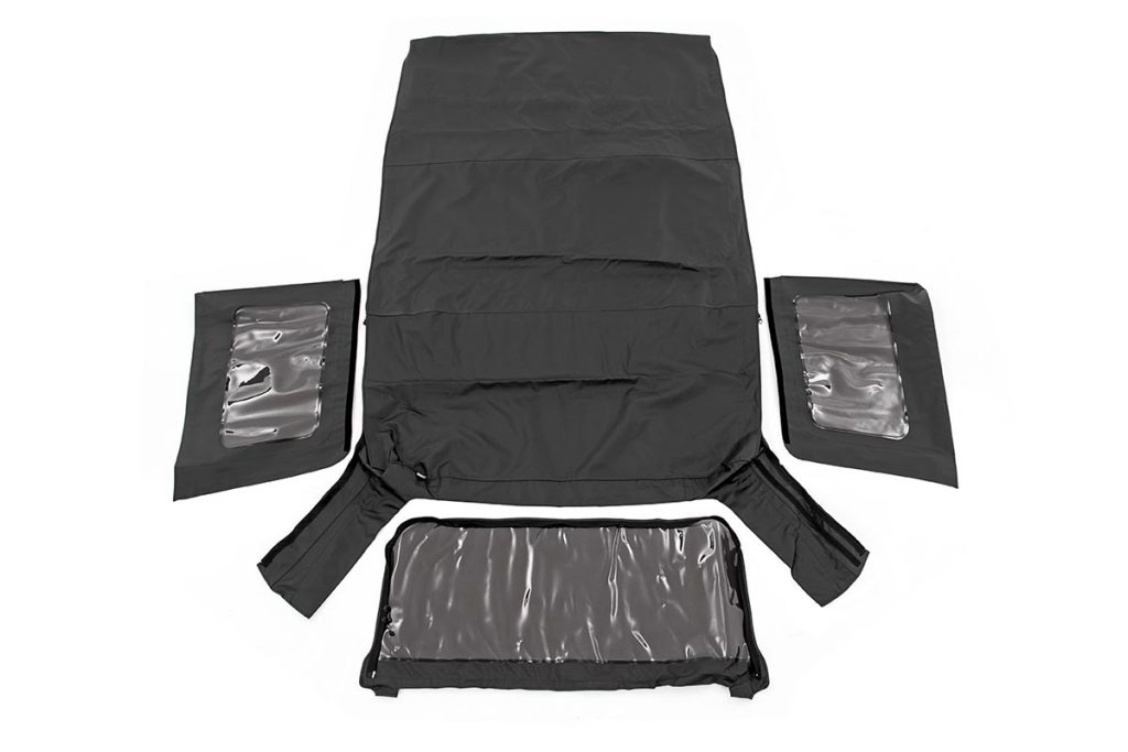 Rough Country Soft Top Replacement Black 4 Door Jeep Wrangler Unlimited (10-18)