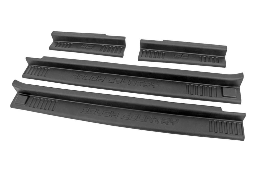 Rough Country Entry Guards Front and Rear Jeep Wrangler Unlimited 2WD/4WD (2007-2018)