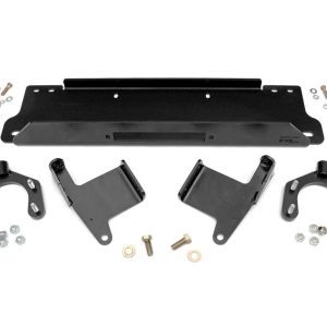 Rough Country Winch Mount Plate Factory Bmpr D-Rings Jeep Wrangler JK/Wrangler Unlimited (07-18)