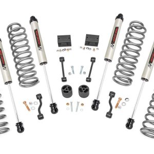 Rough Country 2.5 Inch Lift Kit Coils V2 Jeep Wrangler Unlimited 4WD (2024-2026)
