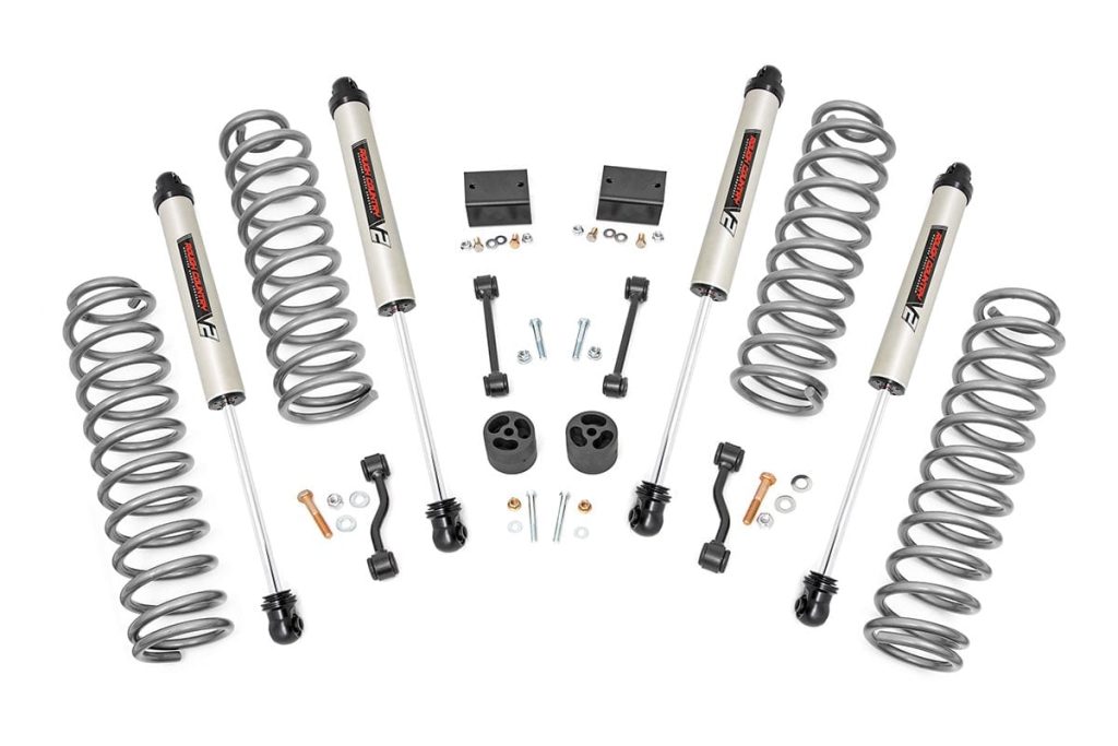 Rough Country 2.5 Inch Lift Kit Coils V2 Jeep Wrangler Unlimited 4WD (2024-2026)