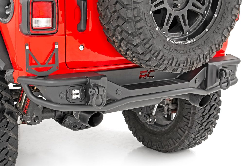 Rough Country Rear Bumper Tubular Jeep Wrangler JL (18-26)/Wrangler Unlimited (18-26)