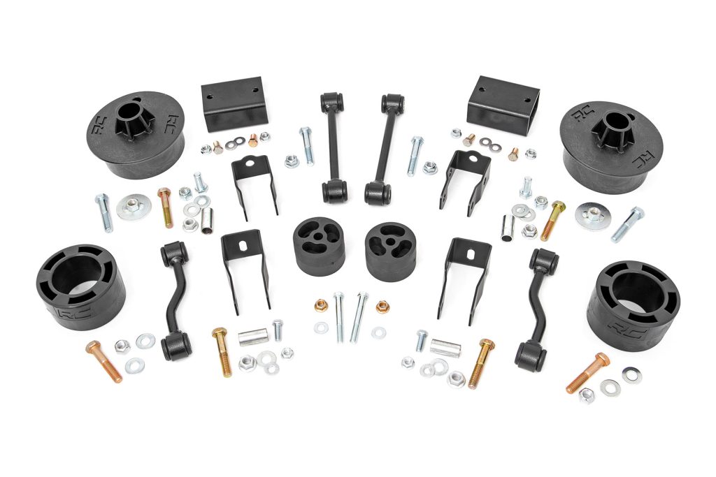 Rough Country 2.5 Inch Lift Kit Spacers Jeep Wrangler JL (18-23)/Wrangler Unlimited (18-23)