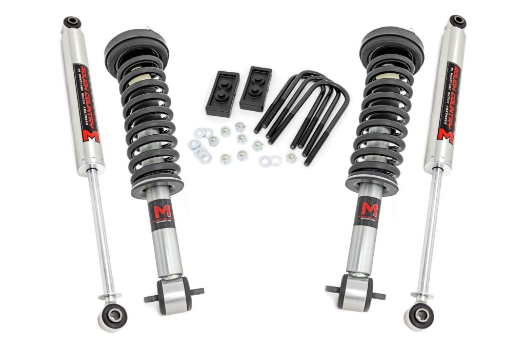 Rough Country 2 Inch Lift Kit M1 Struts/M1 Ford F-150 4WD (2021-2026)