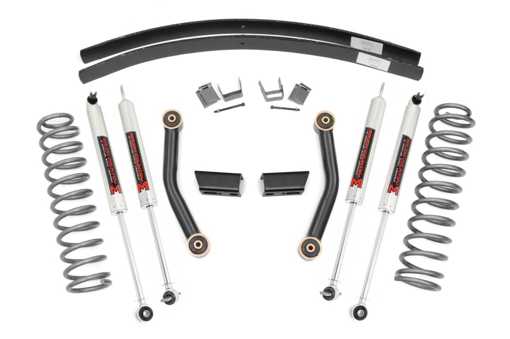 Rough Country 3 Inch Lift Kit SII RR AAL M1 Jeep Cherokee XJ 2WD/4WD (1984-2001)