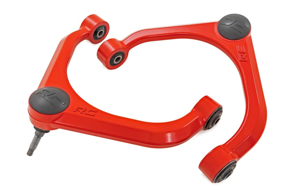 Rough Country Red Forged Upper Control Arms OE Upgrade Ram 1500 2WD/4WD (2012-2026 & Classic)